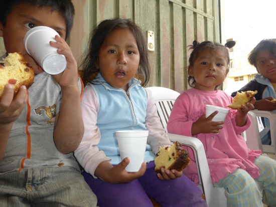 Kids with Panetón